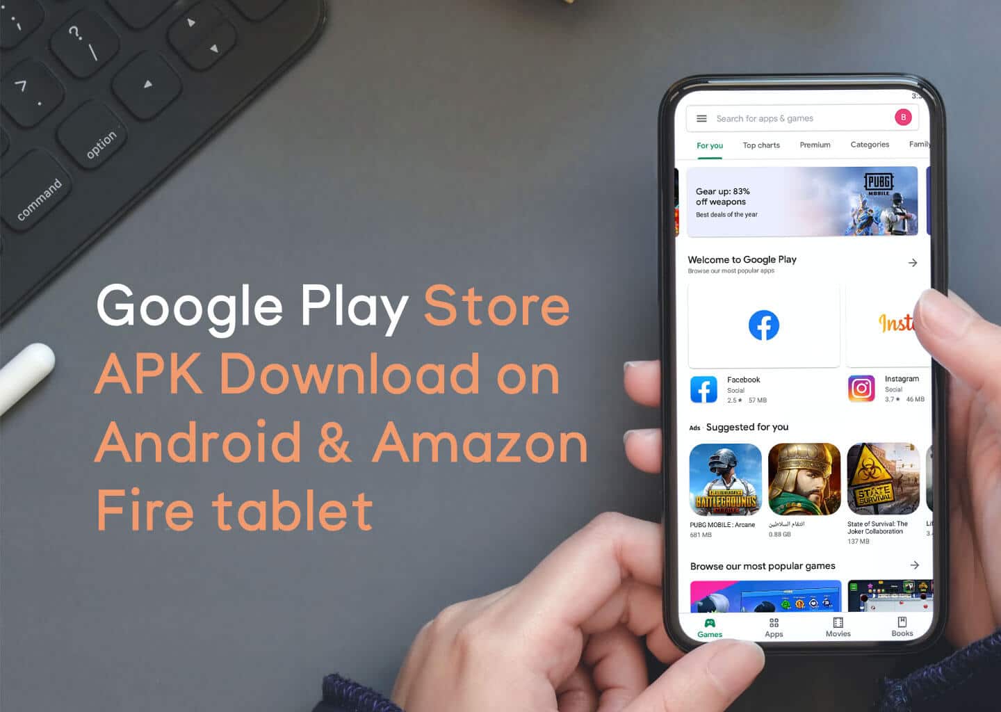 Learn to use the Google Play Store on an Android device